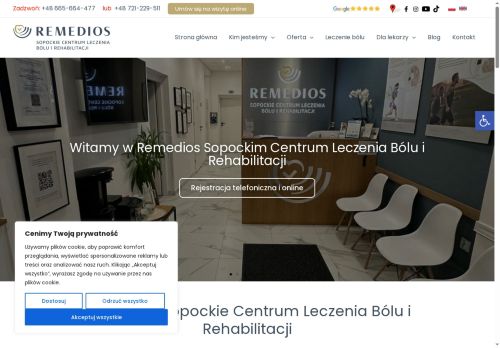 Remedios Sopockie Centrum Leczenia Bólu i Rehabilitacji sp. z o.o.
